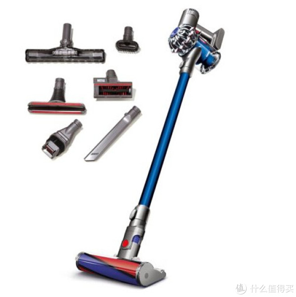 Dyson 戴森 V6 Fluffy 无绳真空吸尘器(软绒+床褥、七吸头)