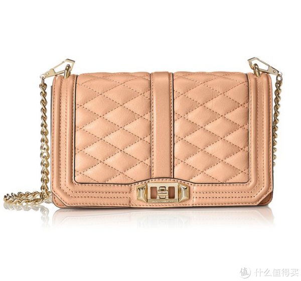 REBECCAMINKOFF Love 菱格纹女士单肩包