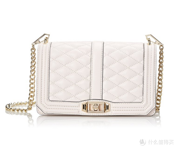 REBECCAMINKOFF Love 菱格纹女士单肩包
