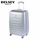 DELSEY法国大使拉杆箱 2015新款万向轮旅行箱 男女行李箱 银色 20寸