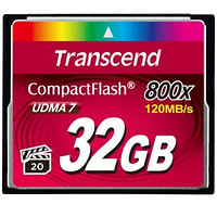 Transcend  创见 32GB  CF存储卡 （800X、120M/S、MLC颗粒 ）