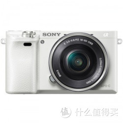 SONY 索尼 ILCE-6000L（α6000）微单套机（16-50mm饼干镜） 白色