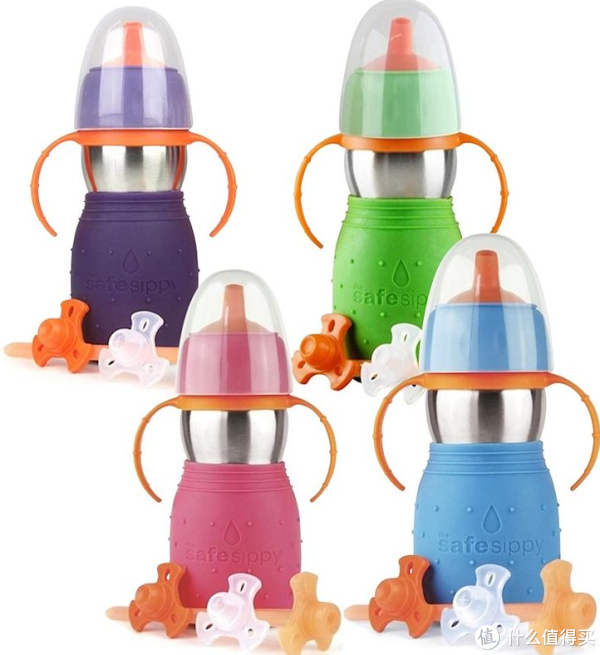 Kid Basix 安思培 the safe sippy 2 二合一不锈钢学饮杯 330ML
