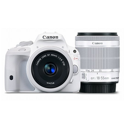 Canon 佳能 EOS Kiss X7（100D）白色版 18-55mm STM/40mm STM 双镜头套机
