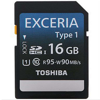 TOSHIBA 东芝 EXCERIA系列 Type 1型 16GB SD存储卡（读95/写90）