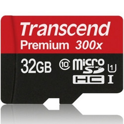 移动端：Transcend 创见 32GB UHS-I 300X TF（Micro SD）存储卡