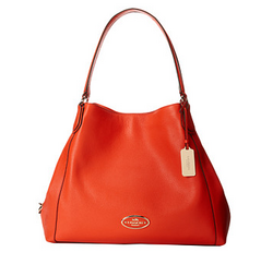 COACH Refined Pebbled Leather Edie 女士单肩包