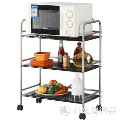 心家宜 多功能加宽三层架 银灰色+经典黑 