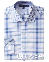 TOMMY HILFIGER Slim-Fit Plaid 男士纯棉修身衬衫