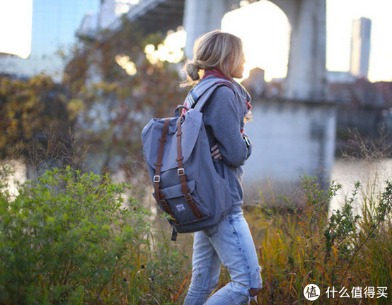 Herschel Supply Co. Little America 双肩背包 迷彩海军蓝