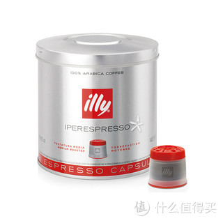 illy 意利 胶囊咖啡 (140.7g、意式浓缩、罐装、中度烘焙)