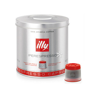 illy 意利 胶囊咖啡 (140.7g、意式浓缩、罐装、中度烘焙)