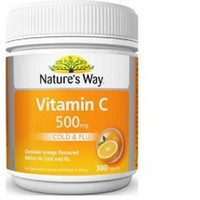 Nature‘s Way Vitamin C 橘味维生素C咀嚼片 (500mg 300粒)