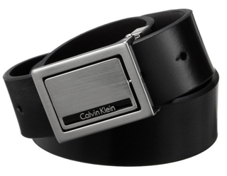 Calvin Klein 4-In-1 Reversible Plaque Belt 男士真皮腰带