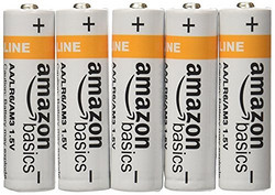 AmazonBasics 亚马逊倍思 AA(五号)碱性电池 20节装