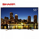 移动端：Sharp 夏普 LCD-55DS72A 55英寸 4K液晶电视
