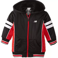 new balance Color Block Tricot Sherpa 男童抓绒保暖衣