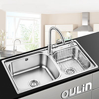 OULIN 欧琳 OLWGD81462水槽+OL8101龙头套餐
