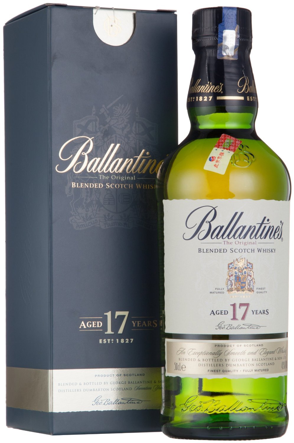 ballantines百齡壇17年蘇格蘭威士忌43度500ml