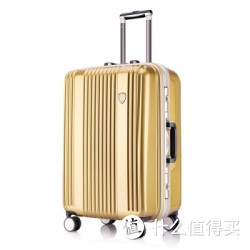 GENVAS 君华仕 G-8002-205 PC材质铝框箱 男女拉杆箱 20寸