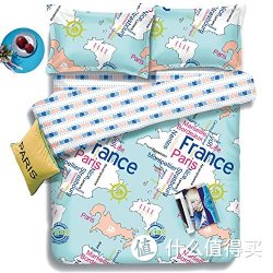 ELLE DECO 畅游法国 双人床单四件套(1.5m床 床单尺寸230*235cm 被袋尺寸203*228cm)