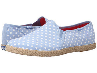 Keds Twin Gore w/ Jute Chambray Dot 女款帆布鞋