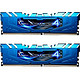 G.SKILL 芝奇 Ripjaws 4 DDR4 3000 4G×2 台式机内存 (F4-3000C15D-8GRBB) 蓝色