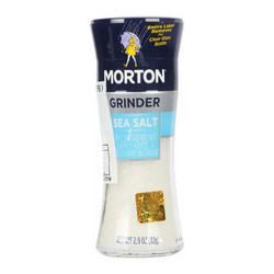MORTON 莫顿牌 特粗海盐（研磨瓶） 82g*2瓶