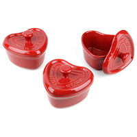 STAUB Ceramic Mini Heart Cocottes 心形珐琅铁锅