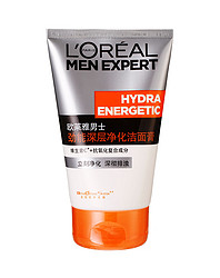 L'OREAL PARIS 巴黎欧莱雅 男士劲能深层净化洁面膏 100ml