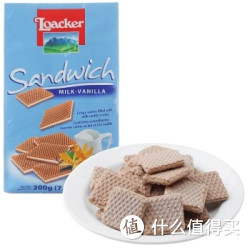 Loacker 莱家 薄片装威化 香草牛奶味 200g