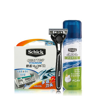 Schick 舒适 创4纪 钛剃须刀 组合