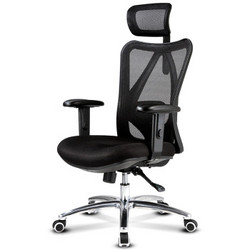 西昊 SIHOO 人体工学电脑椅子 办公椅 家用座椅转椅 M18 黑色