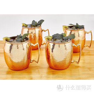 Old Dutch 老荷兰人 Moscow Mule 莫斯科骡子鸡尾酒黄铜酒杯 710ml（4只装）