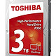 TOSHIBA 东芝 P300 3TB  台式机硬盘 7200rpm