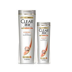 CLEAR 清扬 女士去屑洗发露丝漾柔滑型(400ml+160ml)