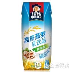 QUAKER 桂格 高纤燕麦乳榛果味 利乐 250ml