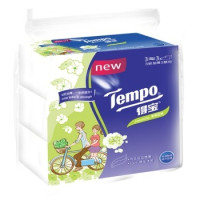 Tempo 得宝  3层90抽 面巾纸*3包 茉莉花味