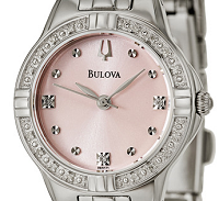 BULOVA 宝路华 96R171 女款镶钻时装腕表