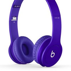 Beats Solo HD重低音头戴式监听耳机耳麦(紫色)