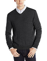 Calvin Klein Merino Contrast Back 40F4999 男士V领羊毛衫 绿色 XXL