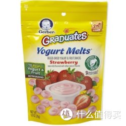 Gerber 嘉宝 Graduates Yogurt Melts 草莓口味 有机酸奶 溶豆 28g