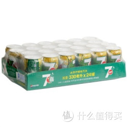 HEDY 七喜 碳酸饮料330ml*24听 整箱