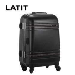 LATIT PC防刮防磨铝框旅行行李箱 20寸