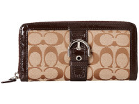 COACH 蔻驰 Soho Signature Buckle 拉链钱包