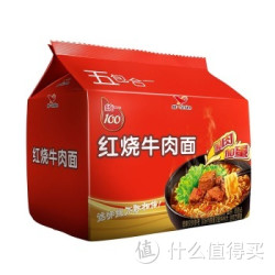 统一 方便面 红烧牛肉味 五连包