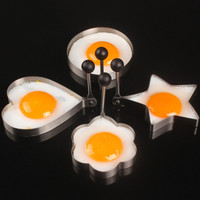 移动端：qianyue 乾越 不锈钢煎蛋模具 3件（爱心+梅花+五角星） 买2送包饺子器