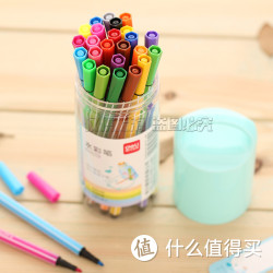 deli 得力 可水洗水彩笔 36色