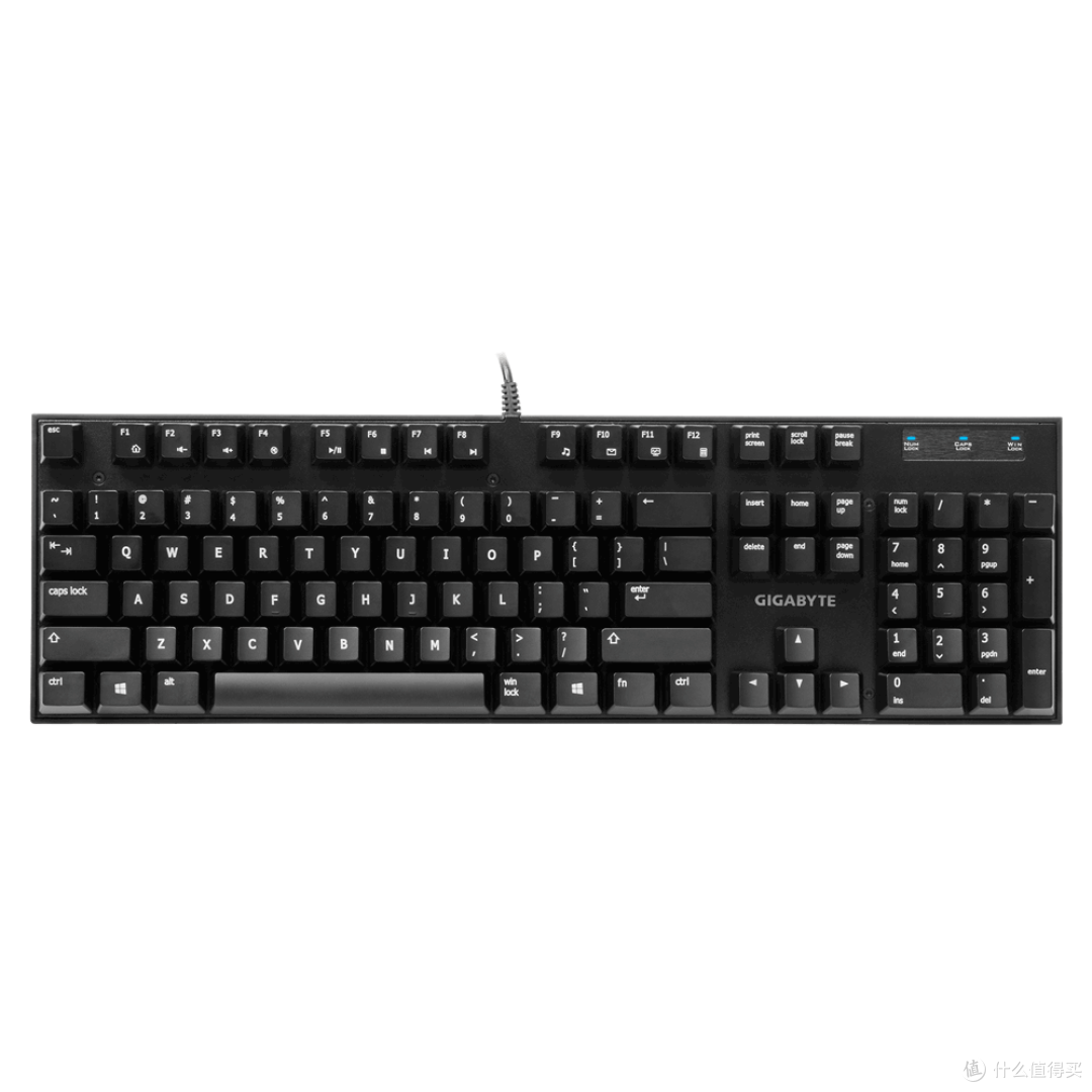 我的第一个机械键盘：GIGABYTE 技嘉 force k83 青轴 开箱