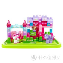 MEGA BLOKS 美高 CXP19 女孩场景房子积木公主的独角兽马厩 